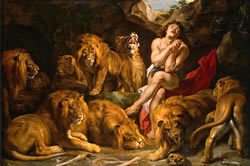 painting representing the Old Testament Book of Daniel