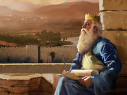 painting representing the Old Testament Book of Proverbs