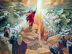 Moses Parting the Sea