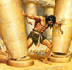 Judges depiction of Samson